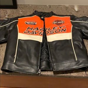 Boys Genuine Harley Davidson Jacket, Size 7